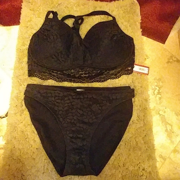 Xhilaration Other - Black Lace Bikini Set